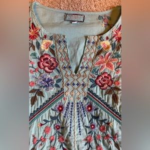 Johnny Was Workshop Tunic Blouse, Like New, Size M